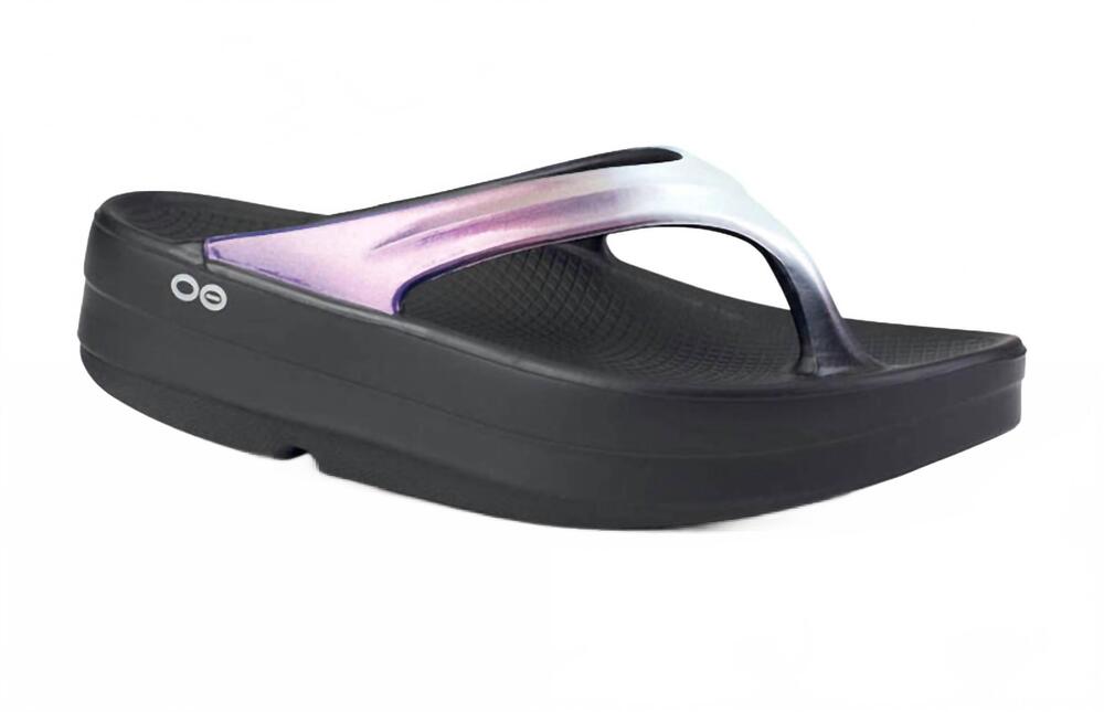 NEW OOFOS women's oomega oolala lux sandal in calypso